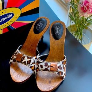 Dr. Scholls’s leopard heels sandals
